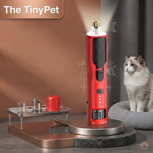 7-Speed Cordless Nail Grinder: Under 45 dB, USB-C, With a Dust Cap