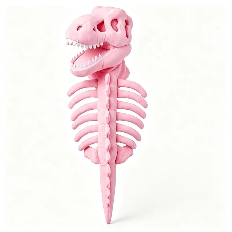The pink T-rex skeleton costume