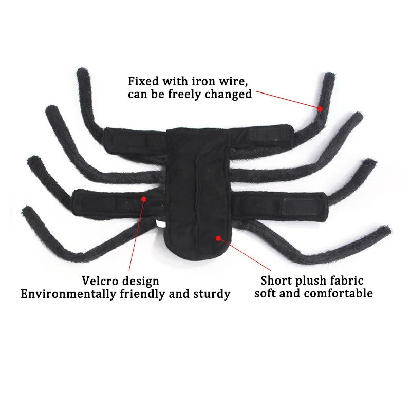 Details: wire-cored legs, Velcro straps and short plush fabric