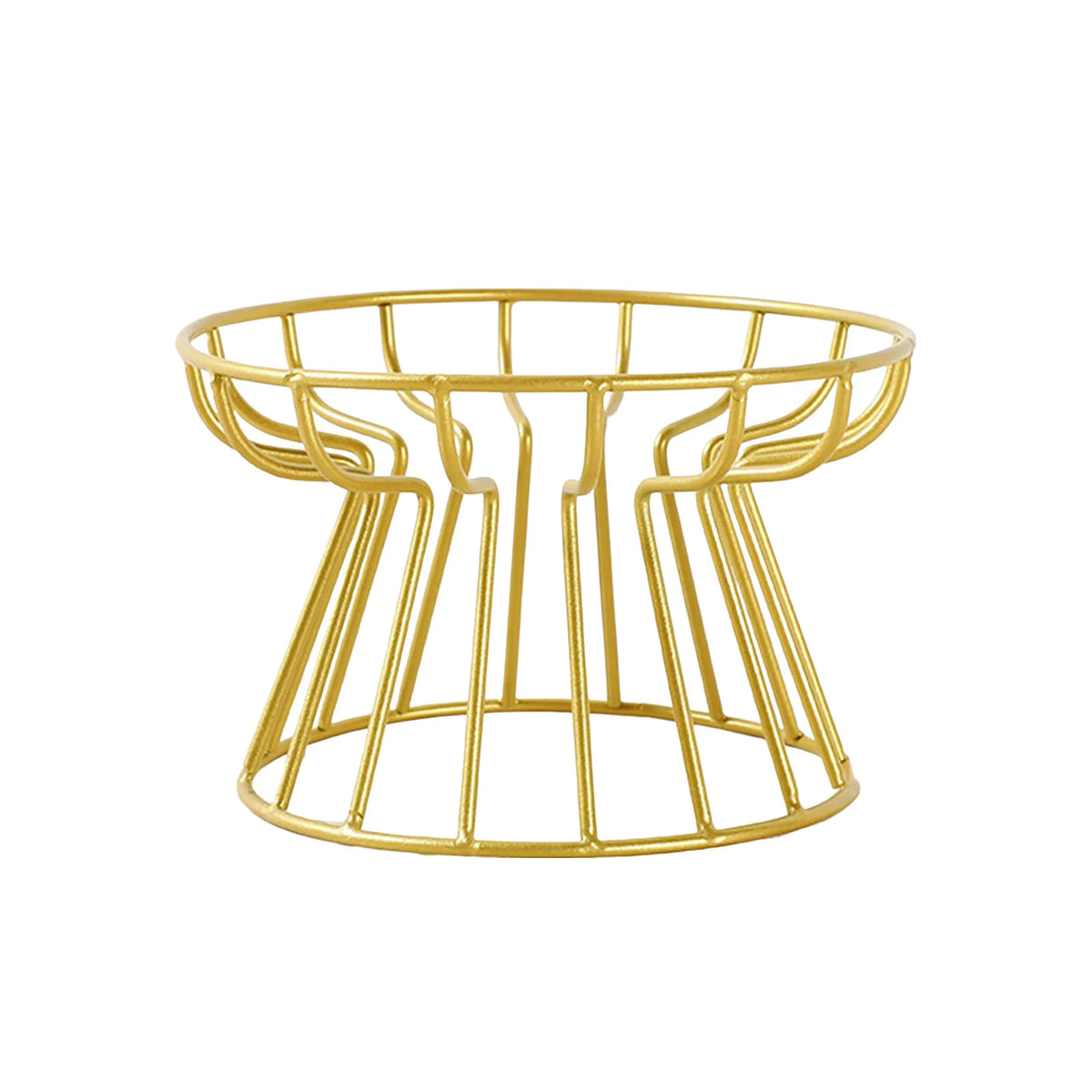 Gold iron stand on its own