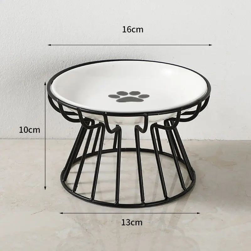 Size guide: 16 cm dish, 10 cm tall stand, 13 cm base