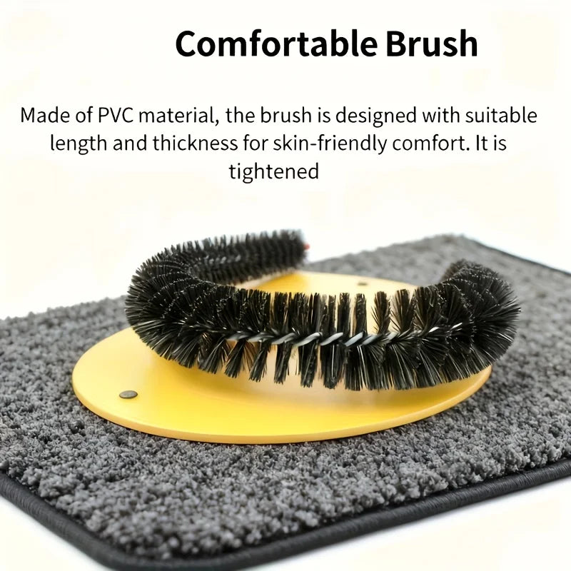 Close-up of the PVC bristles