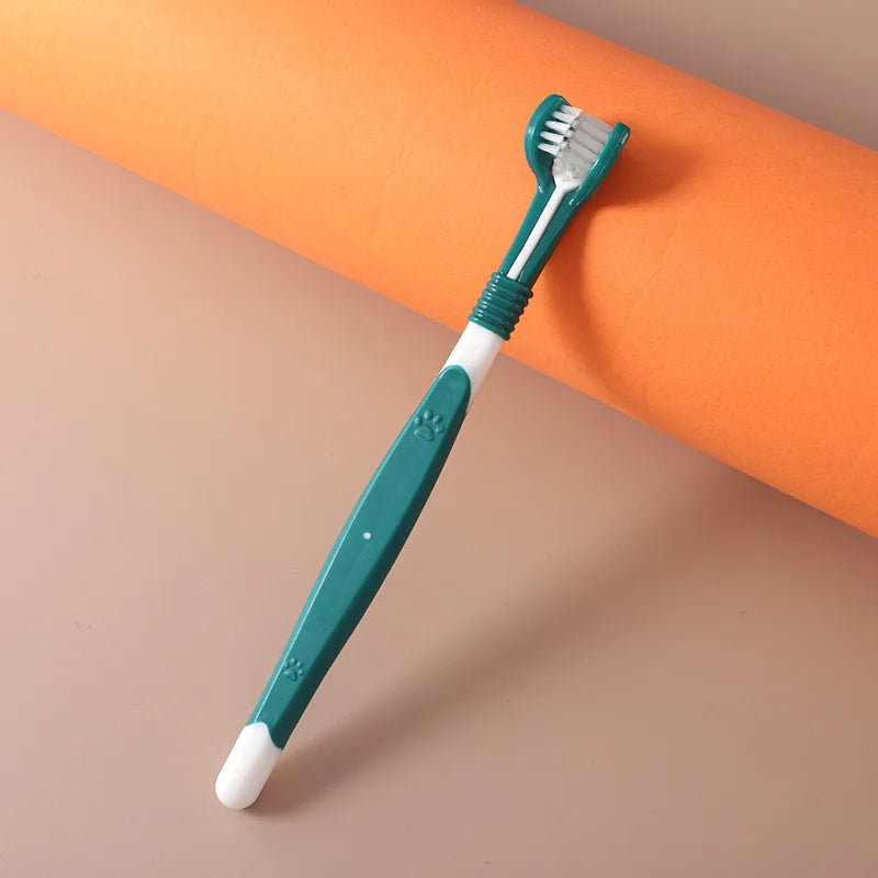 Single teal toothbrush
