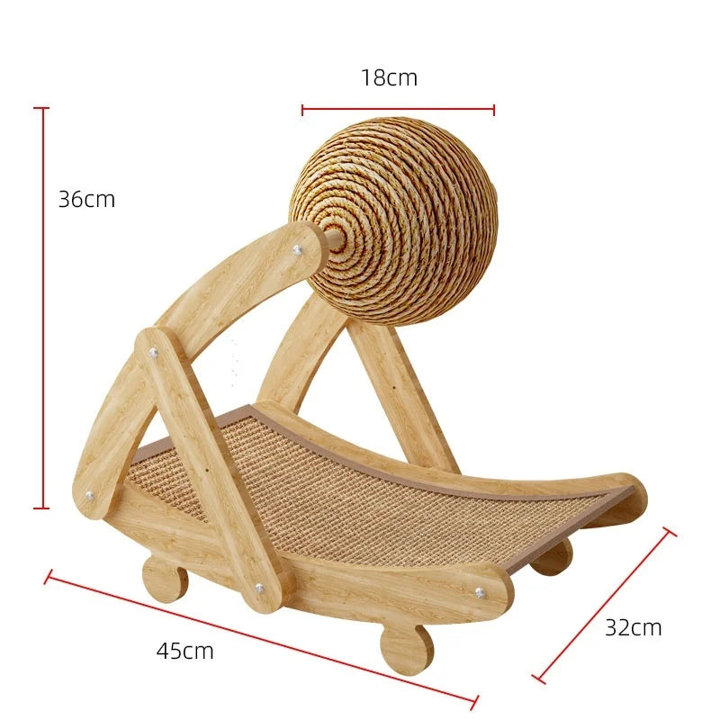 Large size guide: 45 by 32 cm, 36 cm tall, 18 cm ball
