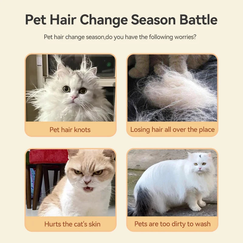 The coat problems it is meant for: knots, shedding, skin irritation