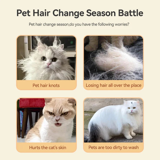 The coat problems it is meant for: knots, shedding, skin irritation