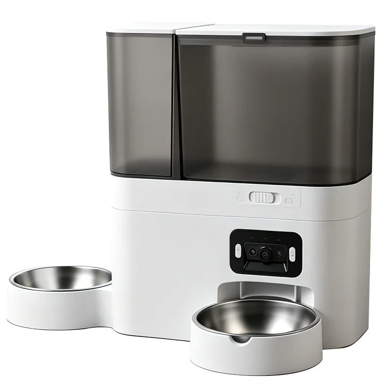 The Video Edition on its own with both stainless steel bowls