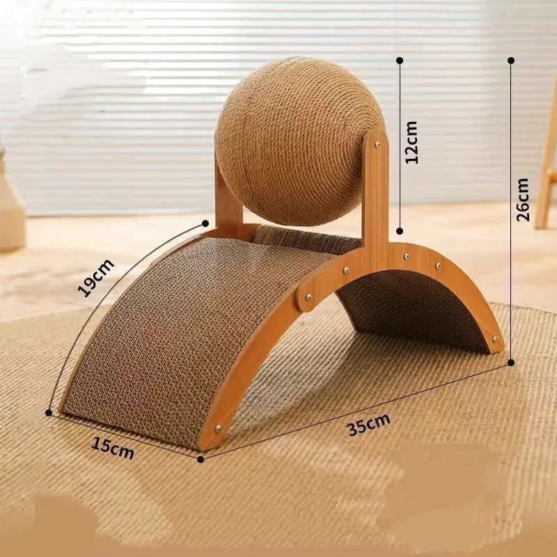 Standard size guide: 35 by 15 cm board, 26 cm tall, 12 cm ball