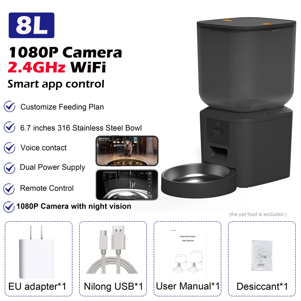 What is in the box for the 2.4 GHz single-bowl model