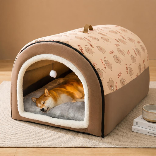 Cozy Haven: Premium Removable Warm Pet Bed for Small & Medium Dogs (Free ship to Australia)